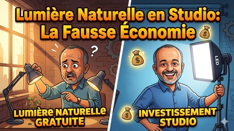 Lire la suite à propos de l’article Lumière Naturelle en Studio: La Fausse Économie